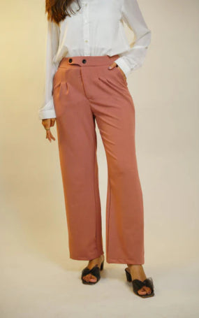 Rust Orange Relaxed Fit Trouser