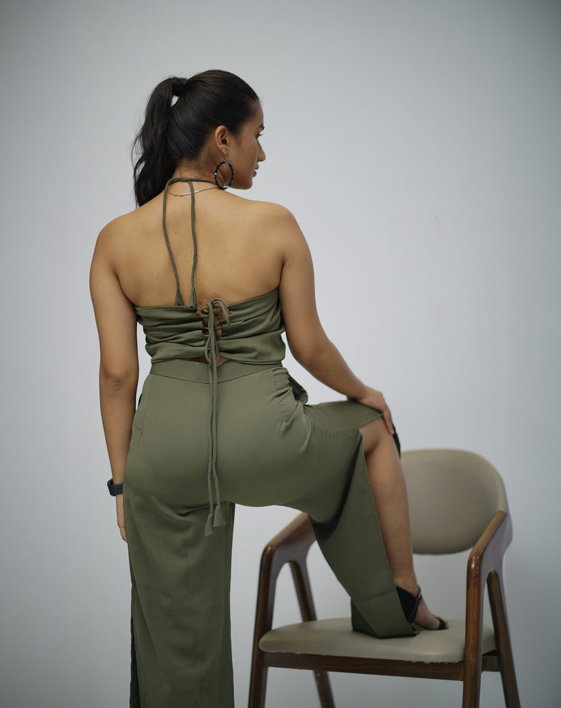 Olive Green Gress Set