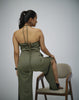 Olive Green Gress Set