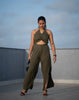 Olive Green Gress Set